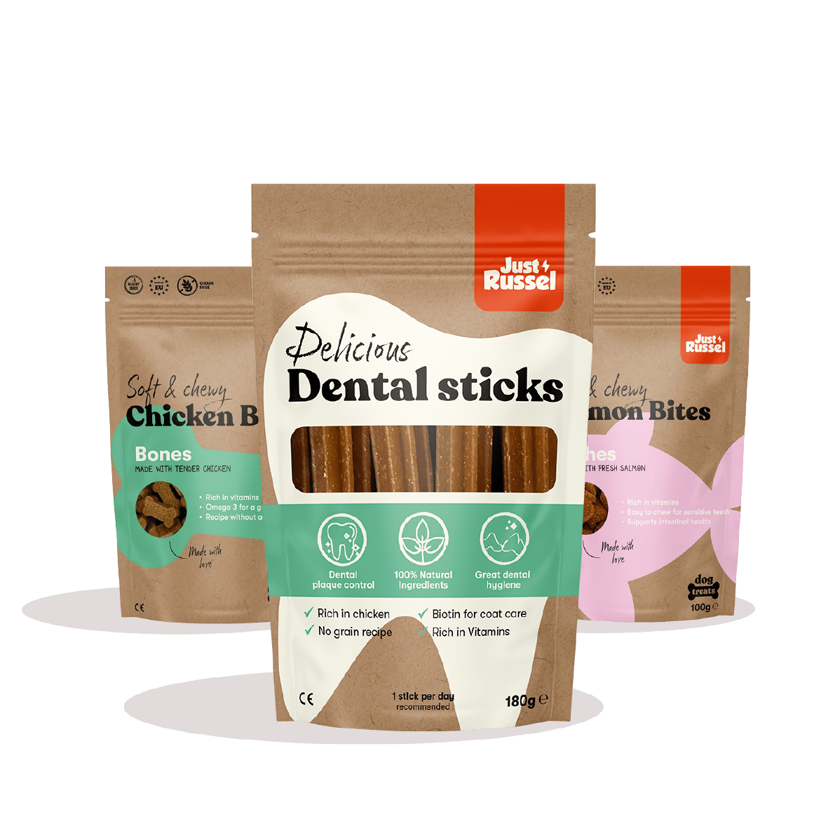 Healthy dog treat bundle